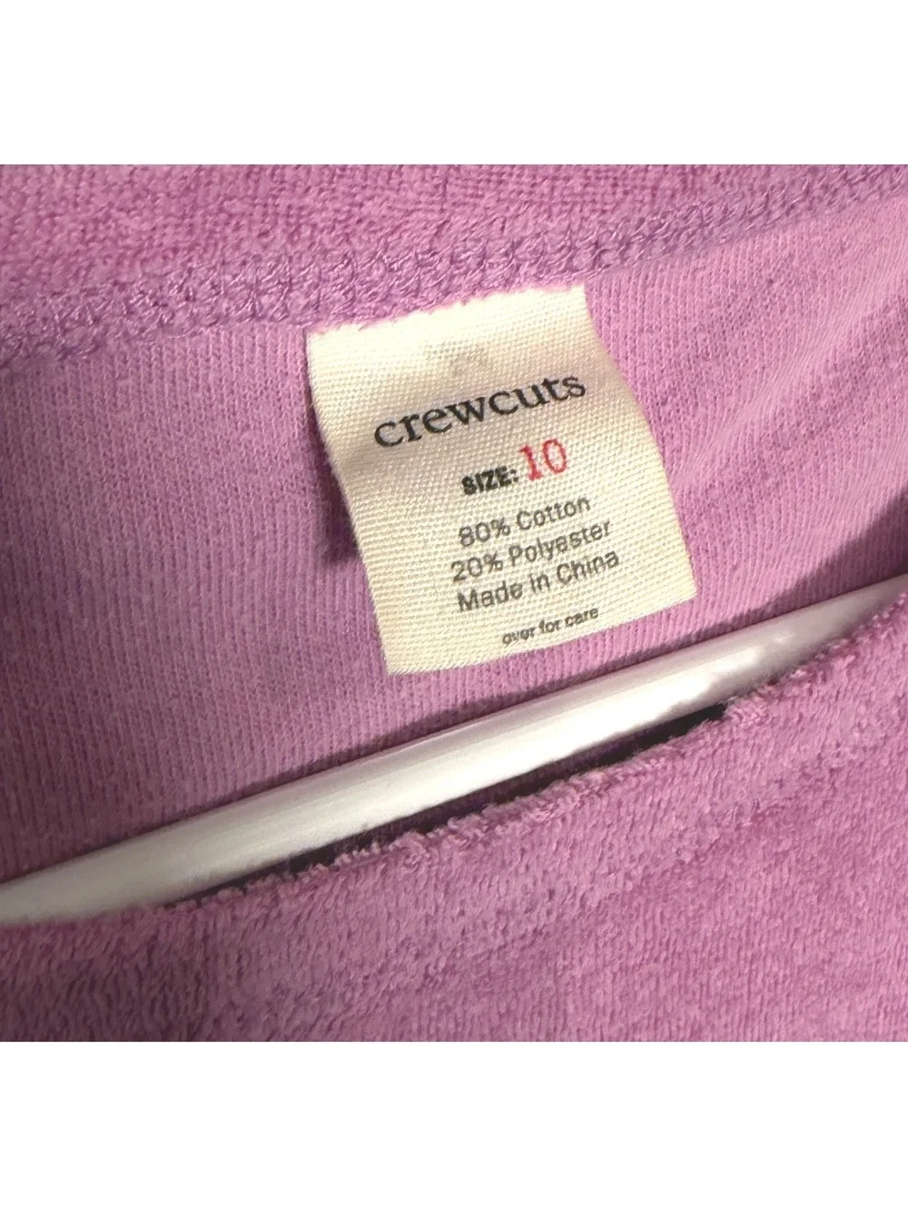 J Crew Crewcuts Girls 10 Pink Towel Terry Dress Swim Cover Up Beach Pool